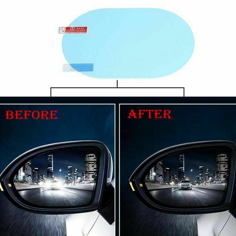 Car Rainproof Clear Film Rearview Mirror Protective Anti Fog Waterproof Film Auto Sticker Accessories
