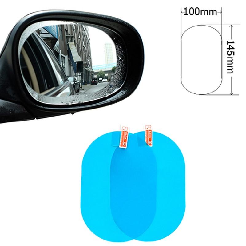 Car Rainproof Clear Film Rearview Mirror Protective Anti Fog Waterproof Film Auto Sticker Accessories