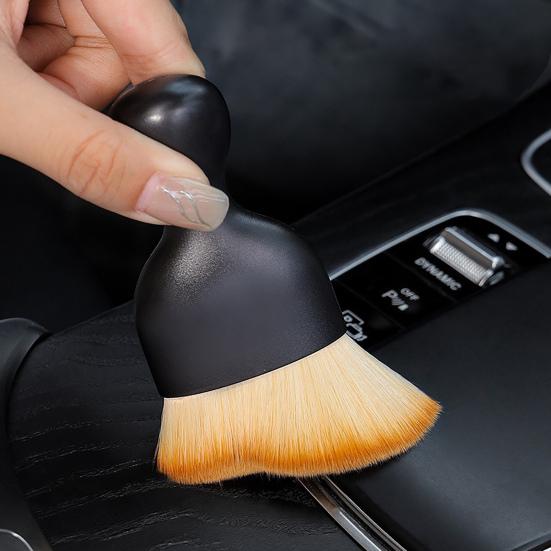 Great Ultra Soft High Density with Lid Car Interior Gap Cleaning Duster Brush for Truck