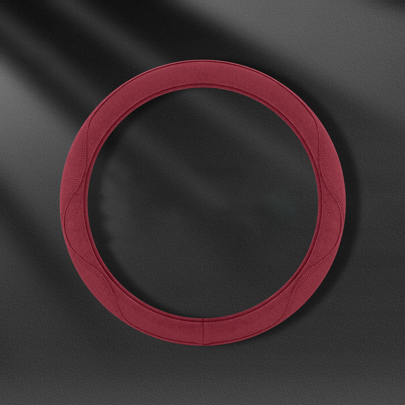Alcantara Material Car Steering Wheel Cover