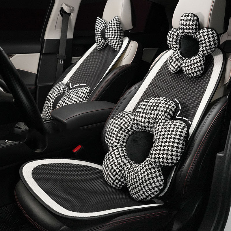 Classic Ice Silk Honeycomb Car Seat Cushion