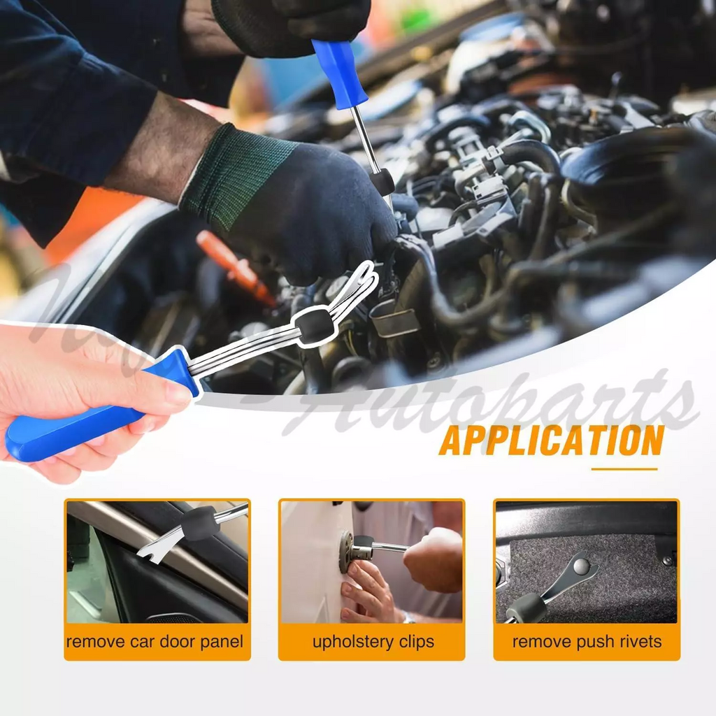 1259PCS Car Retainer Auto Fasteners Body Plastic Trim Clips Pin Rivet Bumper Kit