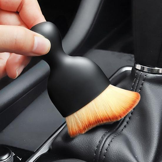 Great Ultra Soft High Density with Lid Car Interior Gap Cleaning Duster Brush for Truck