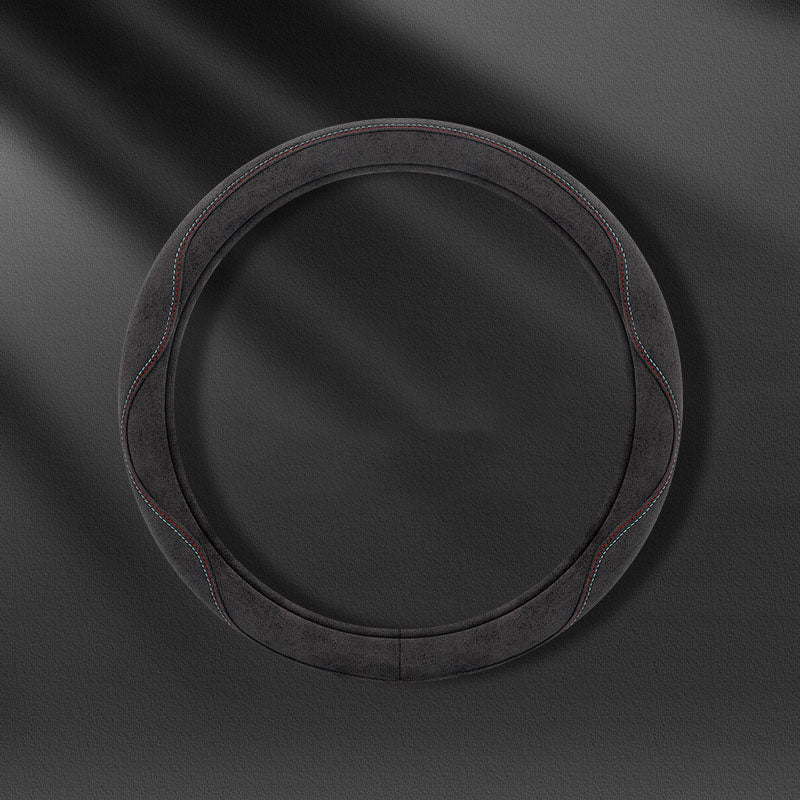 Alcantara Material Car Steering Wheel Cover