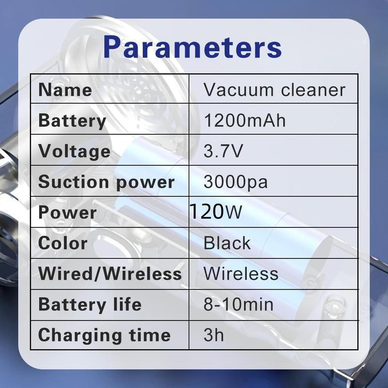 Powerful Handheld Car Wireless Vacuum Cleaner