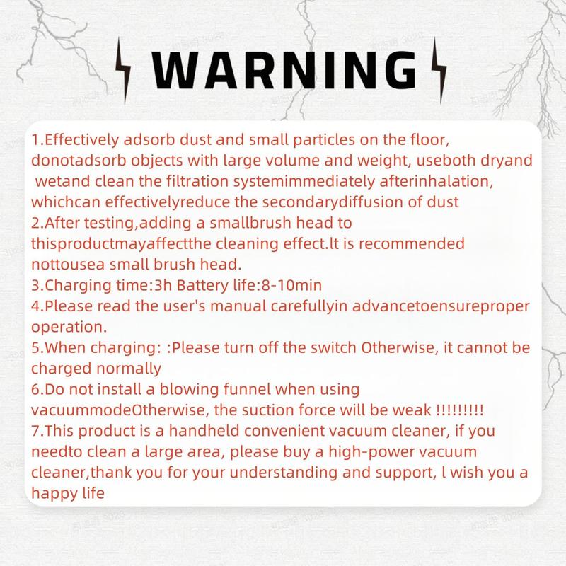 Powerful Handheld Car Wireless Vacuum Cleaner