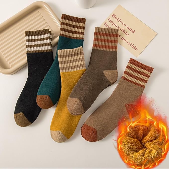 10 Pairs Cozy Crew Socks for Womens