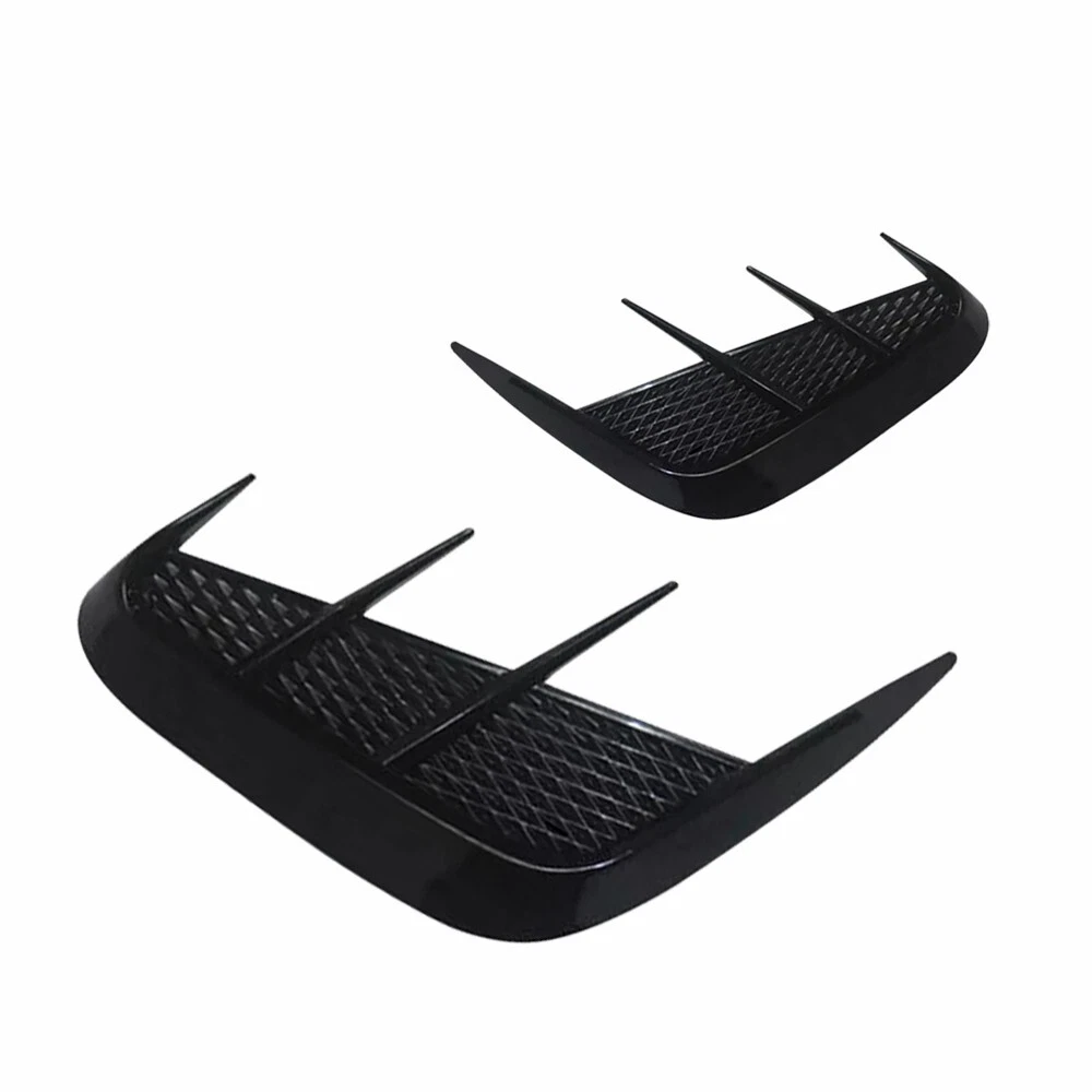 2PCS Car Fender Side Vents Air Vent Trim Cover Decoration