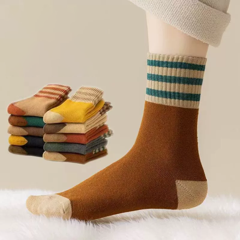 10 Pairs Cozy Crew Socks for Womens