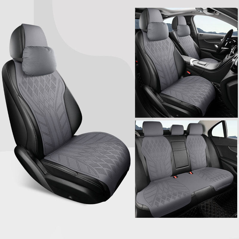 Universal Car Seat Cushion Suede Saddle Pad