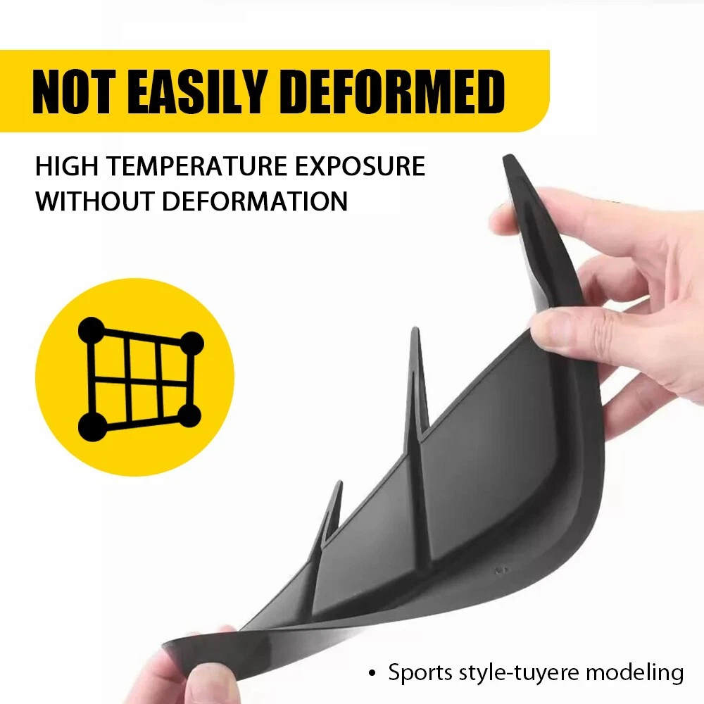 2PCS Car Fender Side Vents Air Vent Trim Cover Decoration