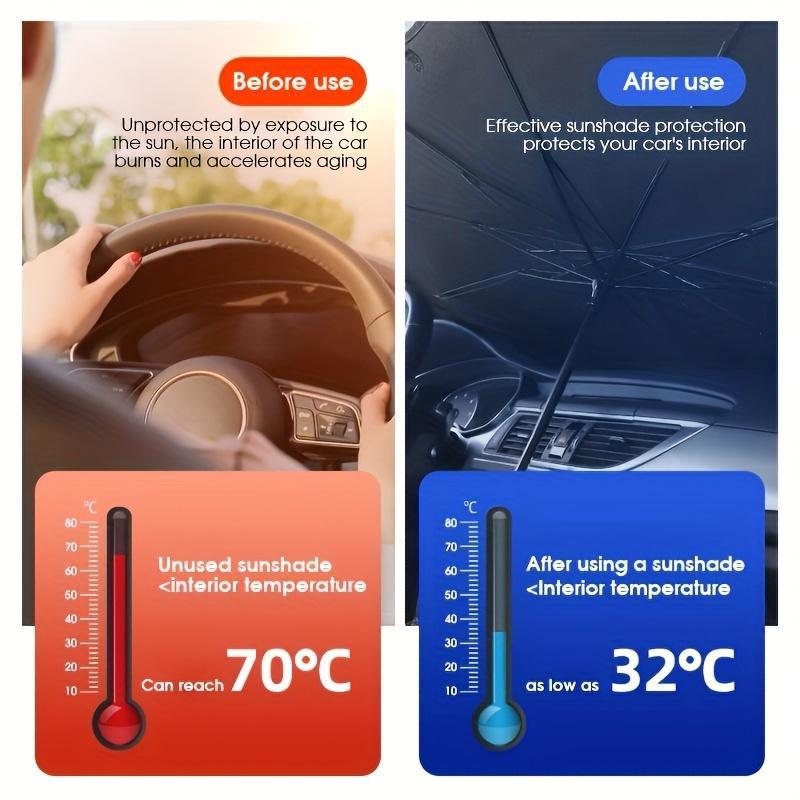 Car Windshield Sun Shade Umbrella