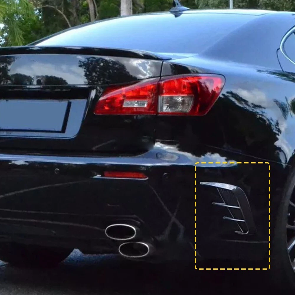 2PCS Car Fender Side Vents Air Vent Trim Cover Decoration