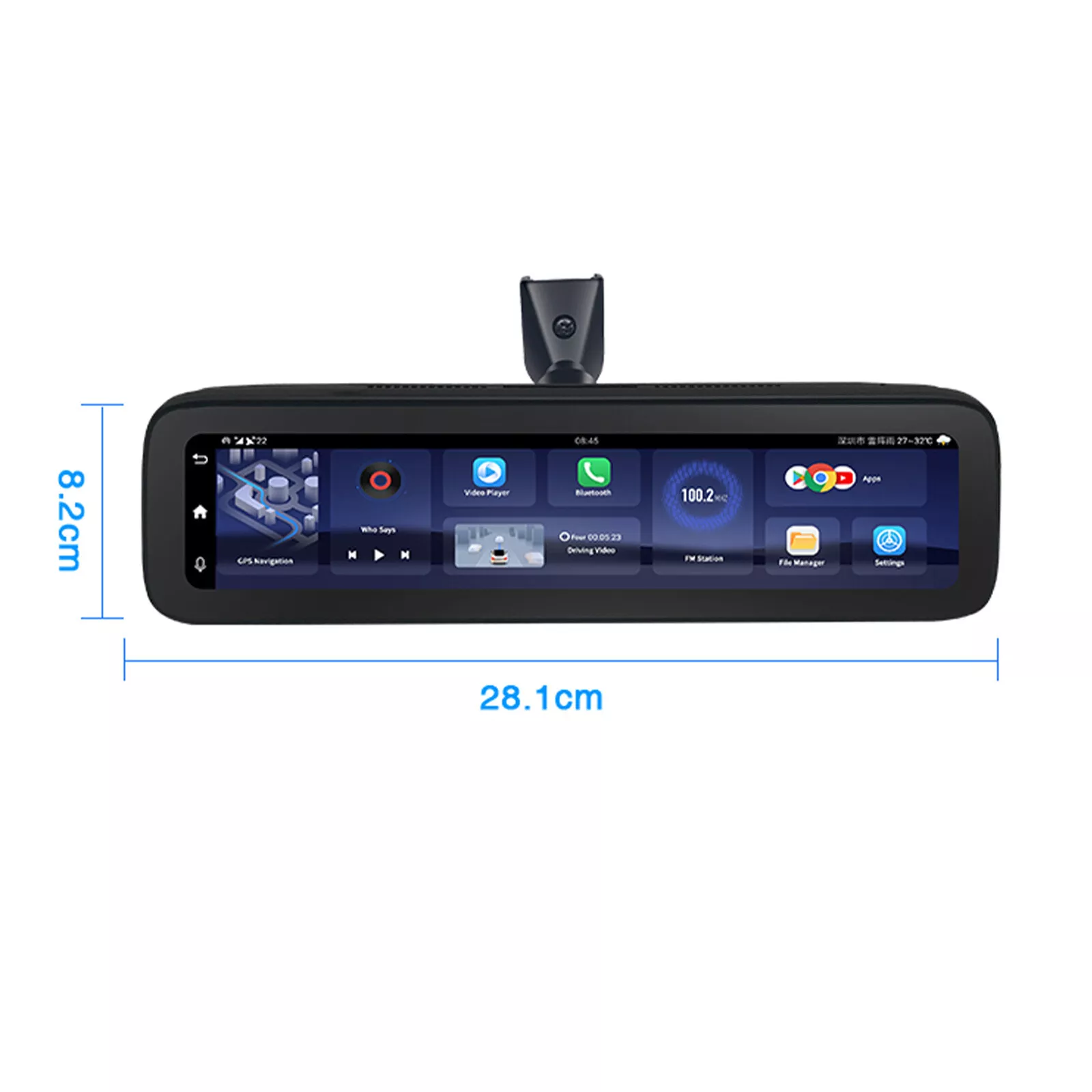 4G smart Car Driving Recorder 4 cameras 360-degree Panoramic Dash Camera W/ GPS