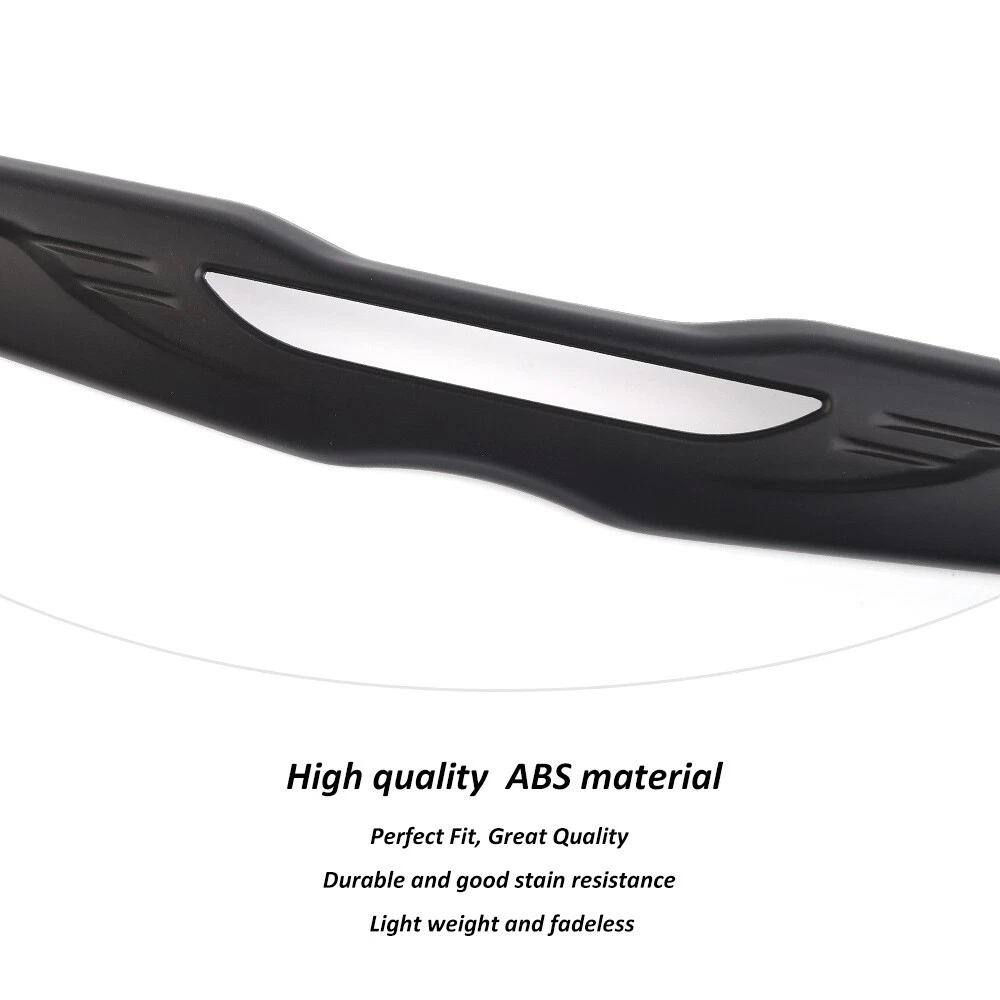 Black Front & Rear Car Logo Badge Emblem Decor Cover Trim For Chrysler 300 2015+