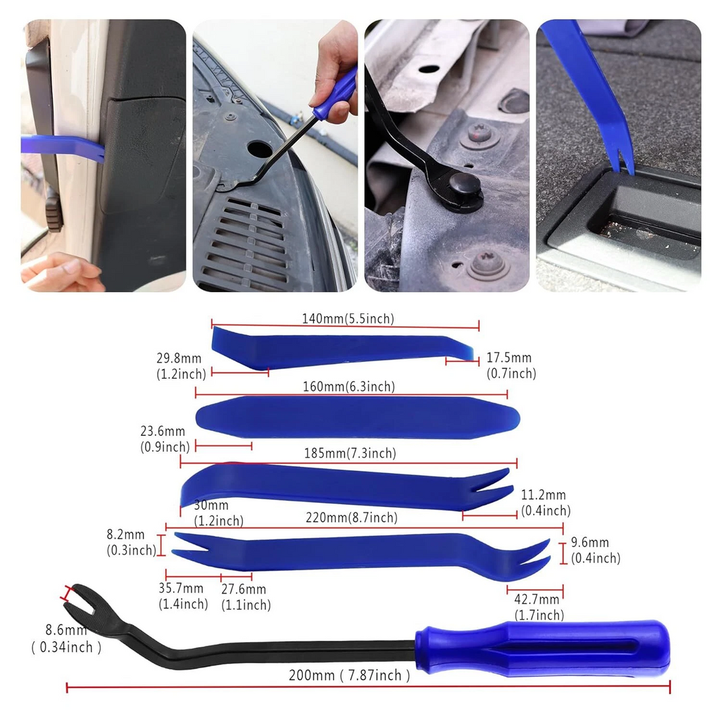 1000PCS Car Push Retainer Bumper Clip U Clip Screw Kit Panel Clips Metal Screw