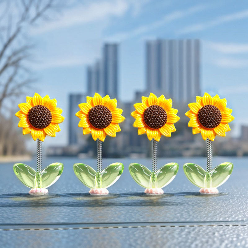 Car Dashboard Sunflower Ornament