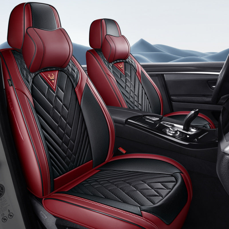 Universal Nappa Leather Five-seat Full Leather All-inclusive Car Seat Cushion