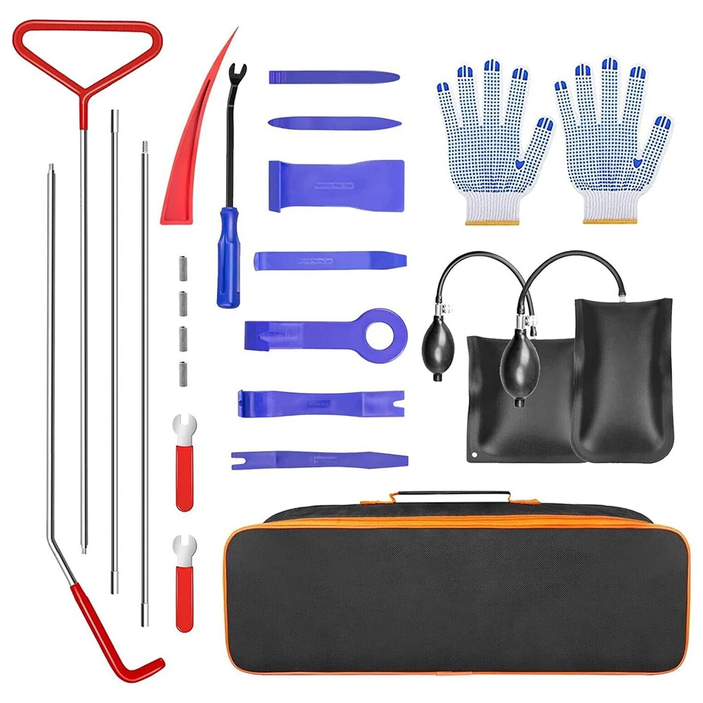 24Pcs Auto Car Window Door Emergency Open Key Lost Unlock Tool Kits US SHIP
