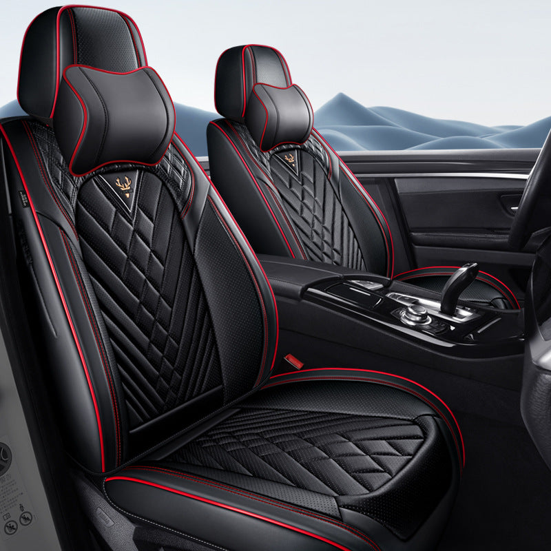 Universal Nappa Leather Five-seat Full Leather All-inclusive Car Seat Cushion