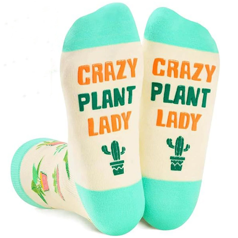 2PCS Zmart Plant Lovers Gift Ideas Gardening Socks