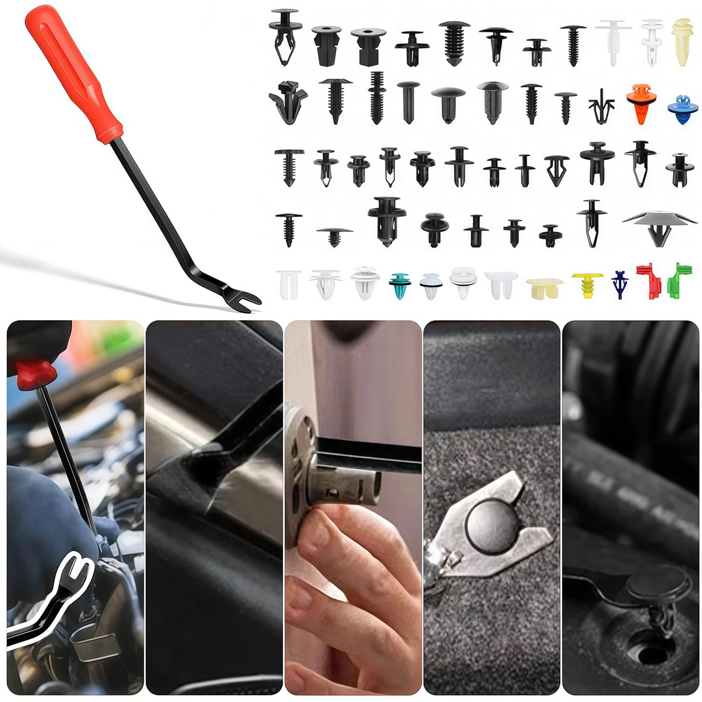 1501Pcs Car Retainer Clips Auto Fasteners Fender Push Trim Clip Pin Rivet Bumper