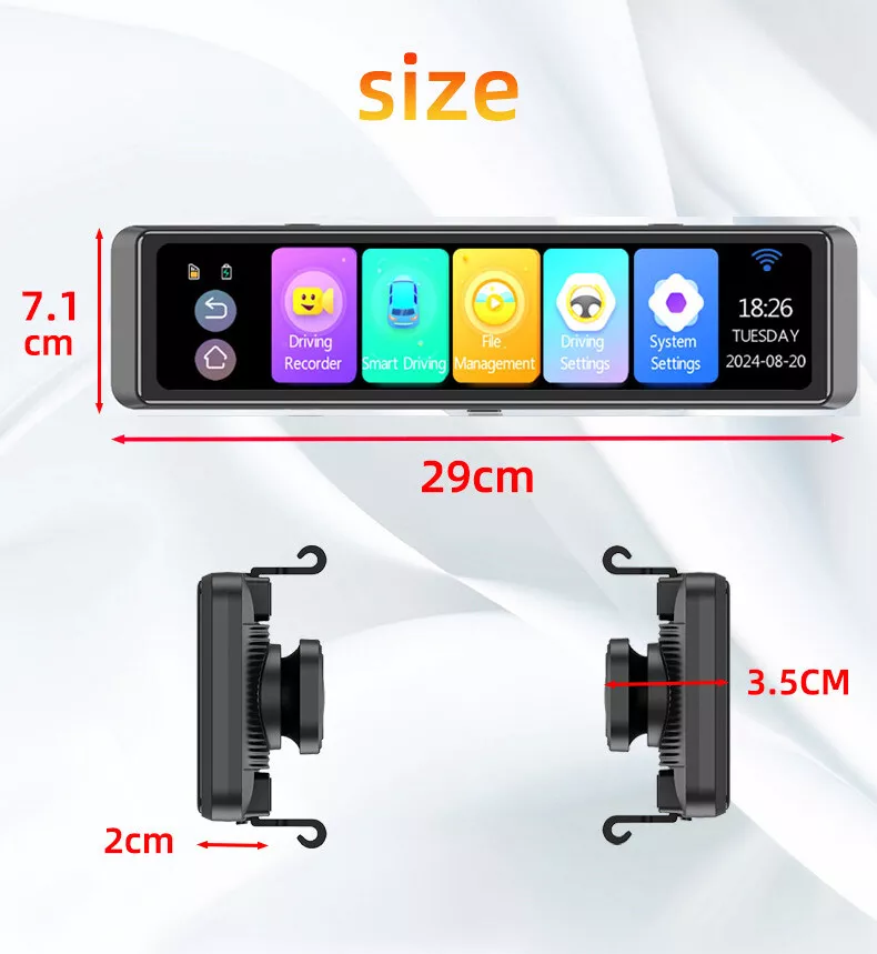 Car Driving Recorder 4 cameras 360-degree panoramic dash camera car DVR ADAS BDS