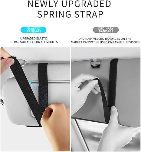 Car Sun Visor Organizer Glasses Case Storage Bag