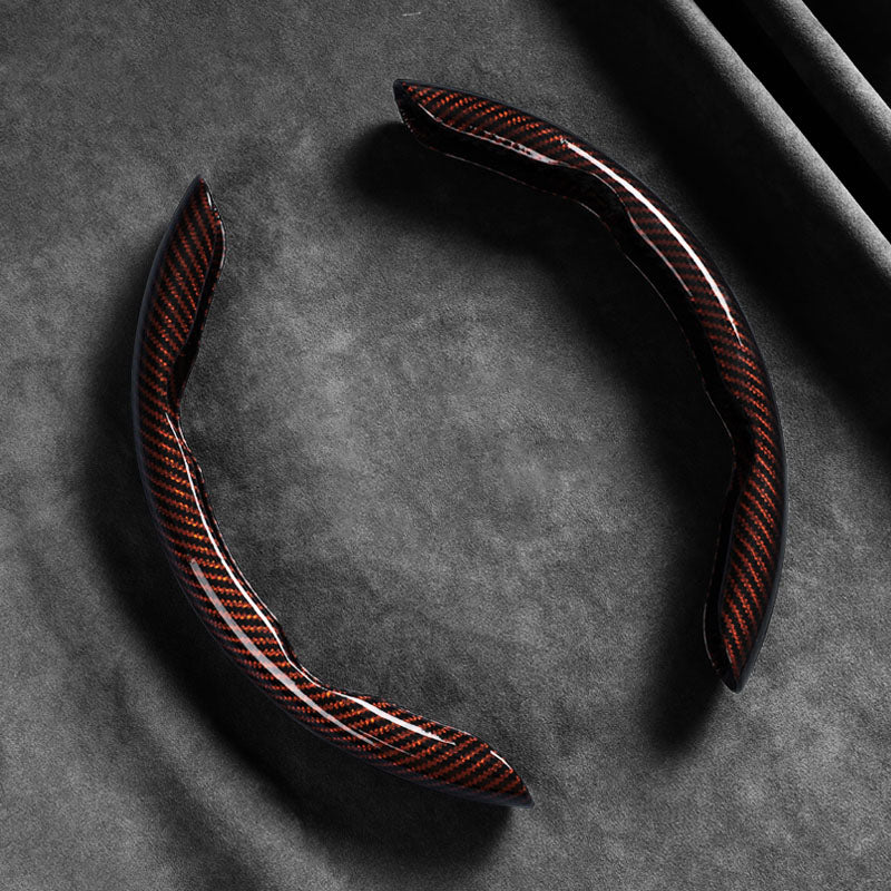 Laser Carbon Fiber Steering Wheel Cover