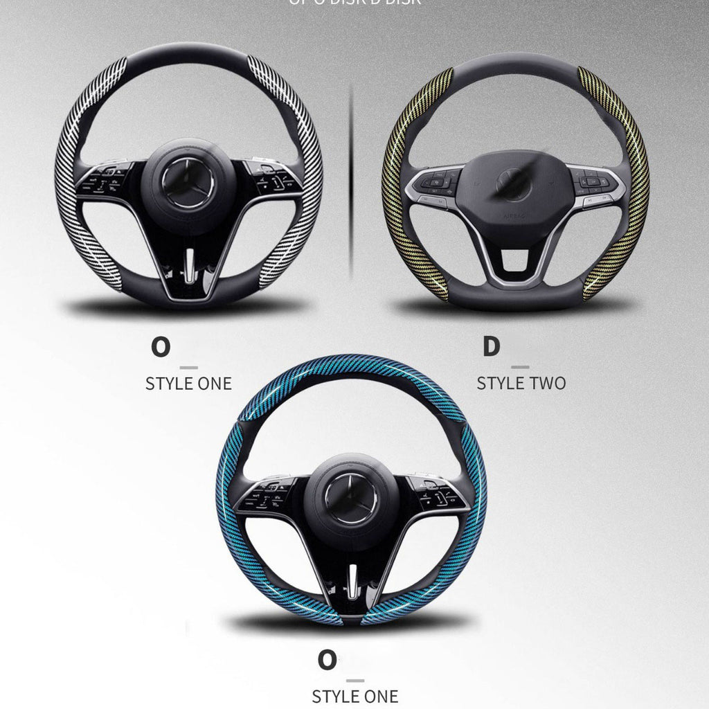 Laser Carbon Fiber Steering Wheel Cover