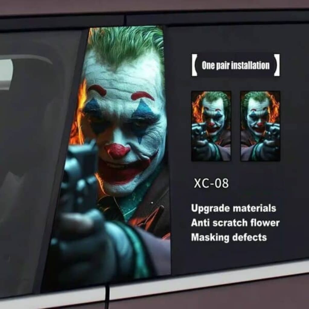 Joker Car Door Sticker