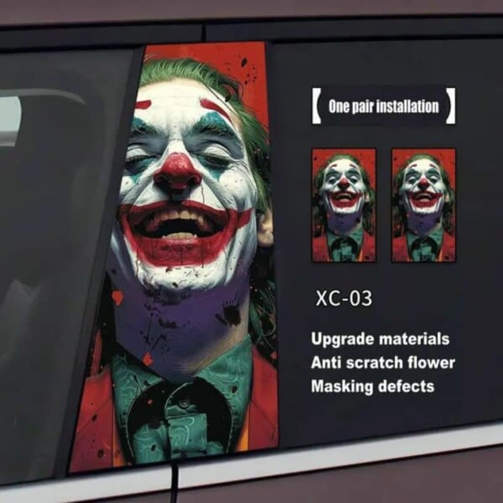 Joker Car Door Sticker
