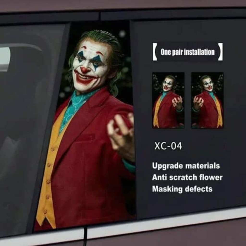 Joker Car Door Sticker