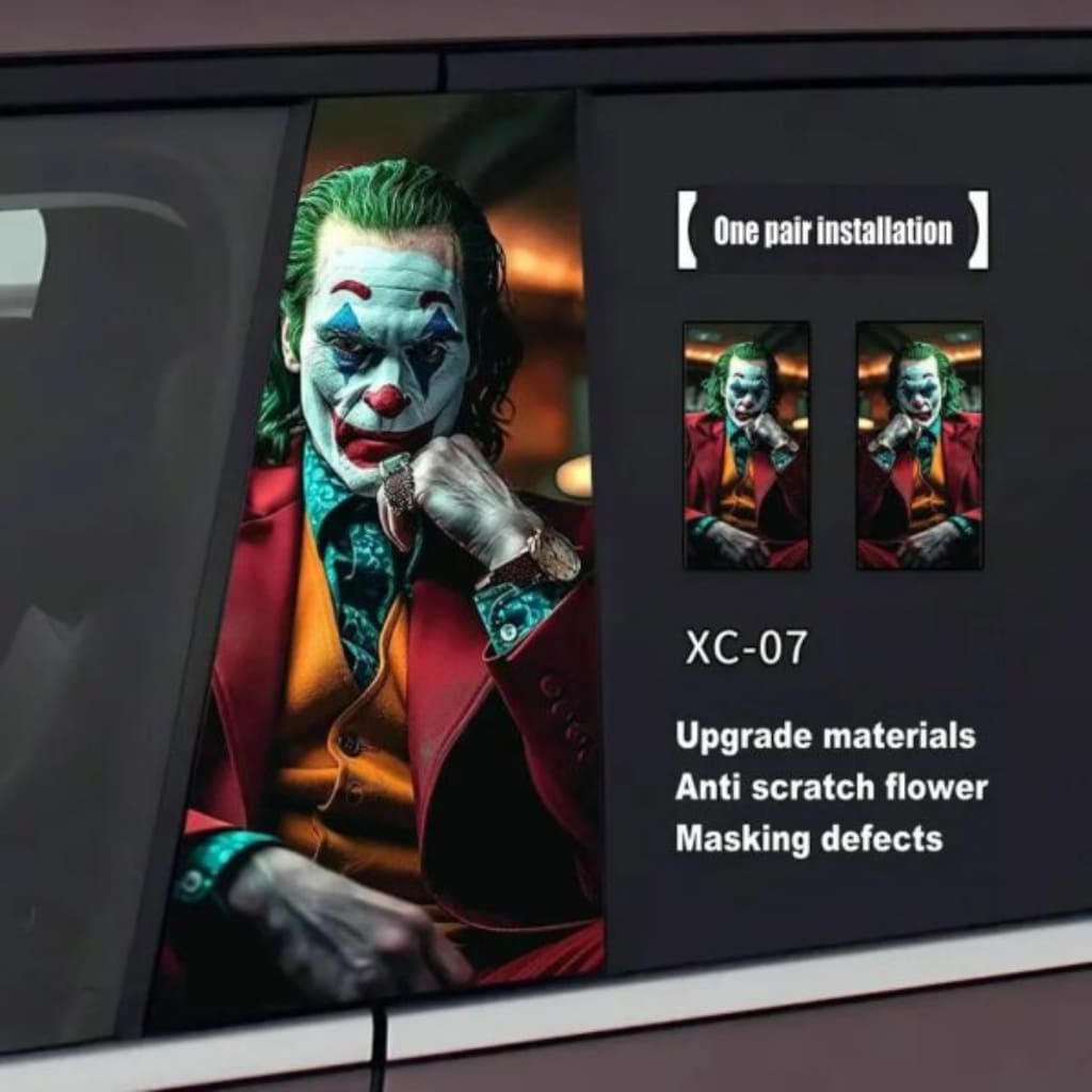 Joker Car Door Sticker