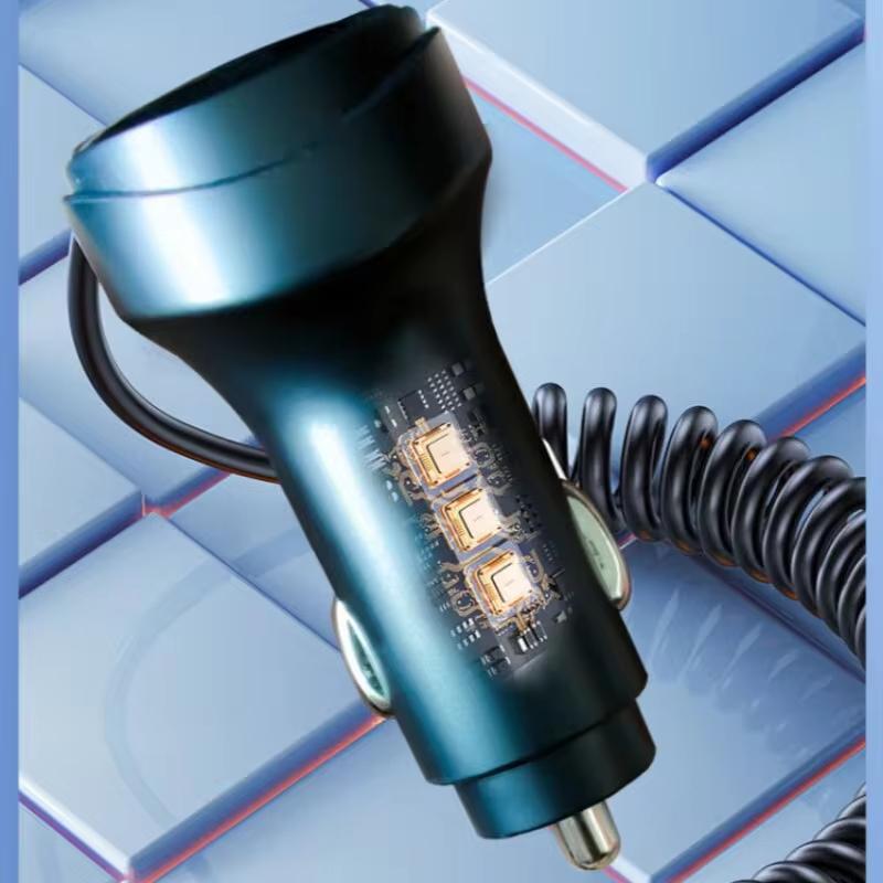 3in1 Car Bluetooth 5.0 FM Transmitter Audio MP3 Player 55W Fast Charging