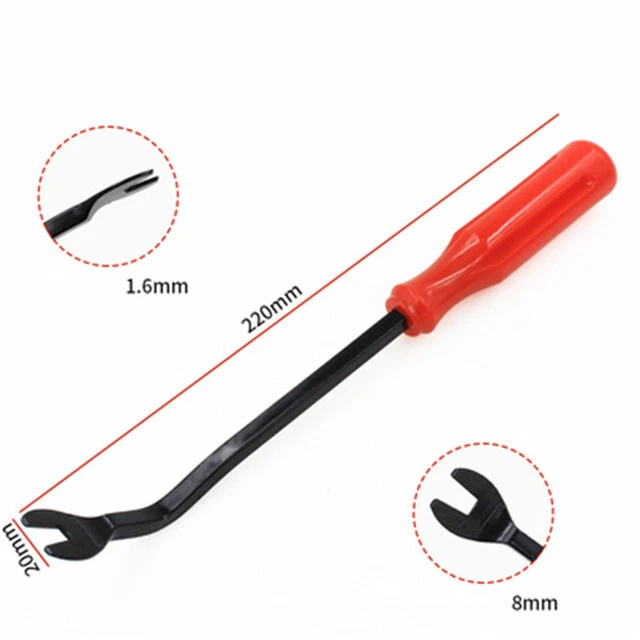 12 Auto Trim Removal Tool Kit Car Panel Door Dashboard Fastener Remover Pry Set