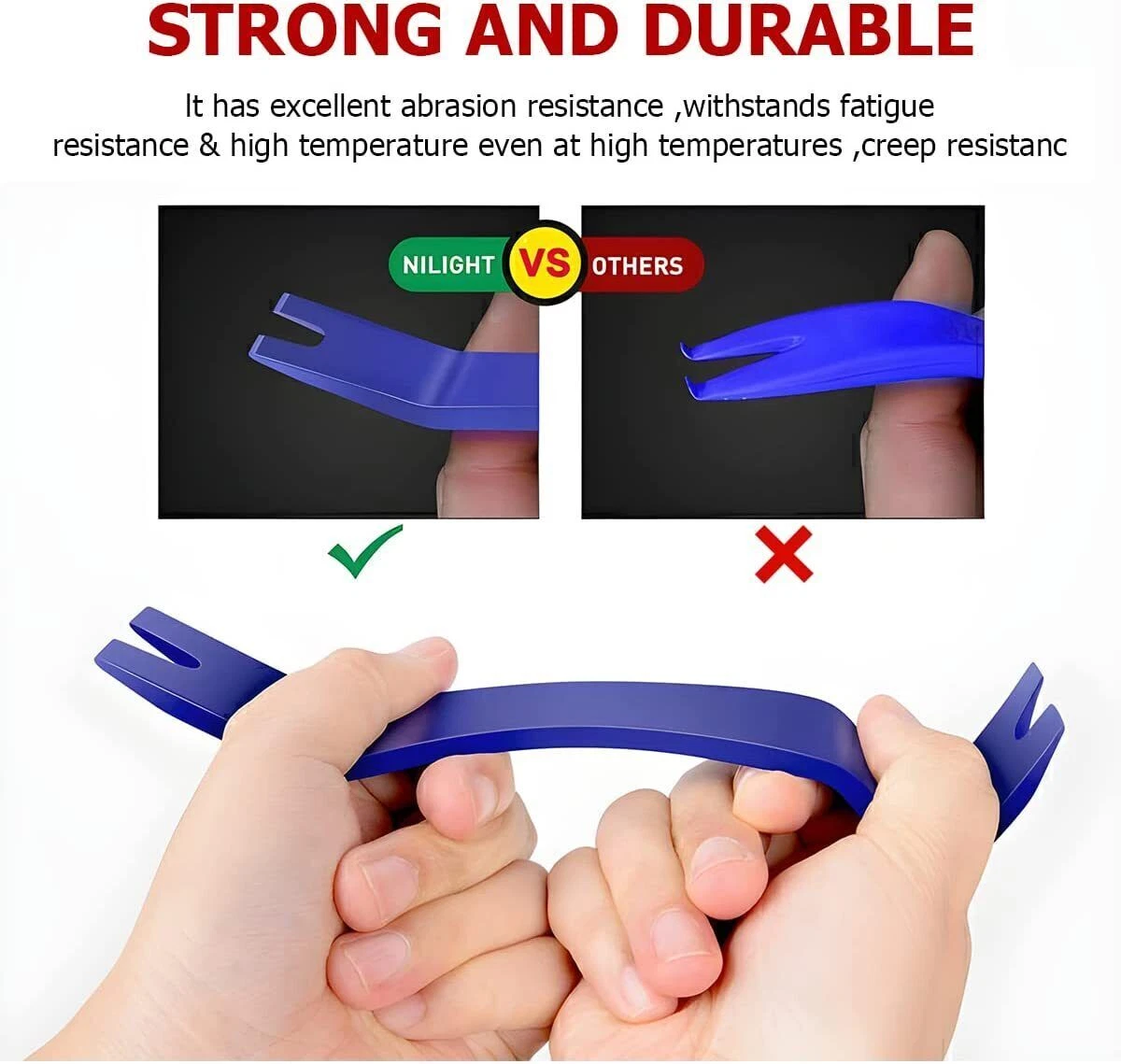 12 Auto Trim Removal Tool Kit Car Panel Door Dashboard Fastener Remover Pry Set