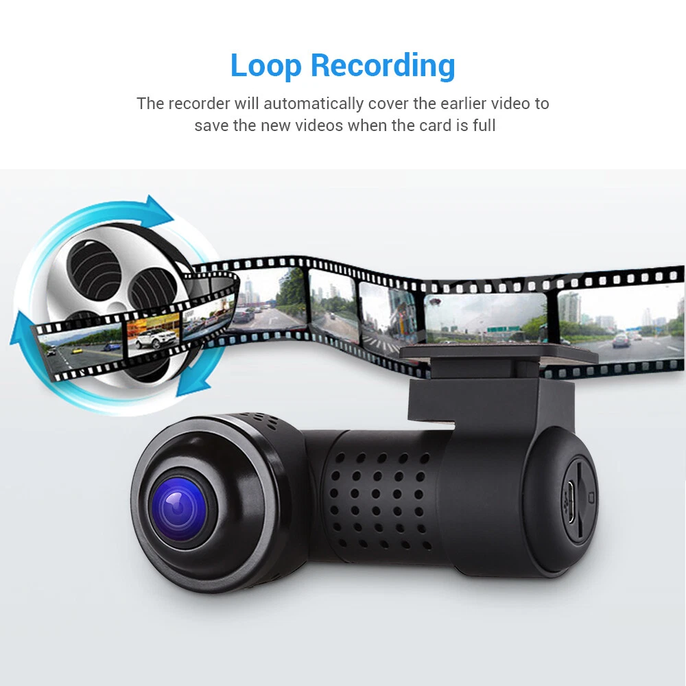 360° Panoramic fisheye len Wifi Car DVR Full View front 4K dash cam Car Camera