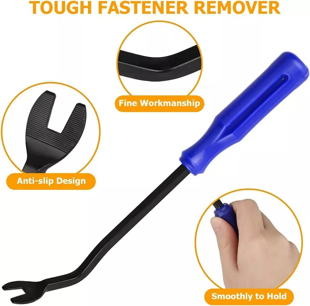 12 Auto Trim Removal Tool Kit Car Panel Door Dashboard Fastener Remover Pry Set