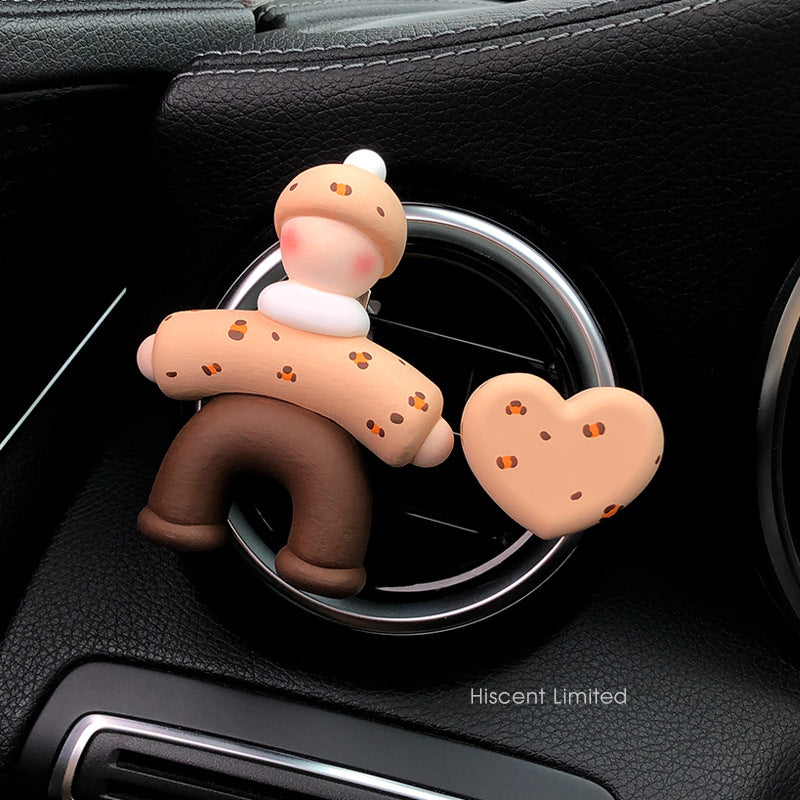 Cute People Shape Car Perfume Clip Car Air Outlet