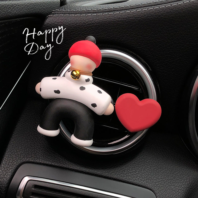 Cute People Shape Car Perfume Clip Car Air Outlet