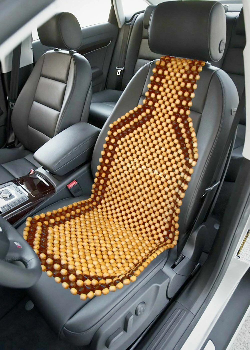 Tech Automobile Car Wooded Beaded Comfortable Seat Cover Cushion