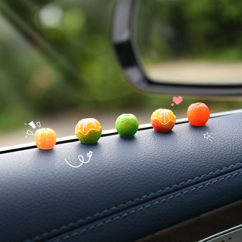 Cute Mini Orange car Interior Decoration
