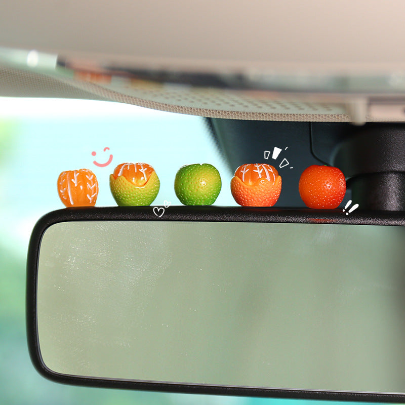 Cute Mini Orange car Interior Decoration