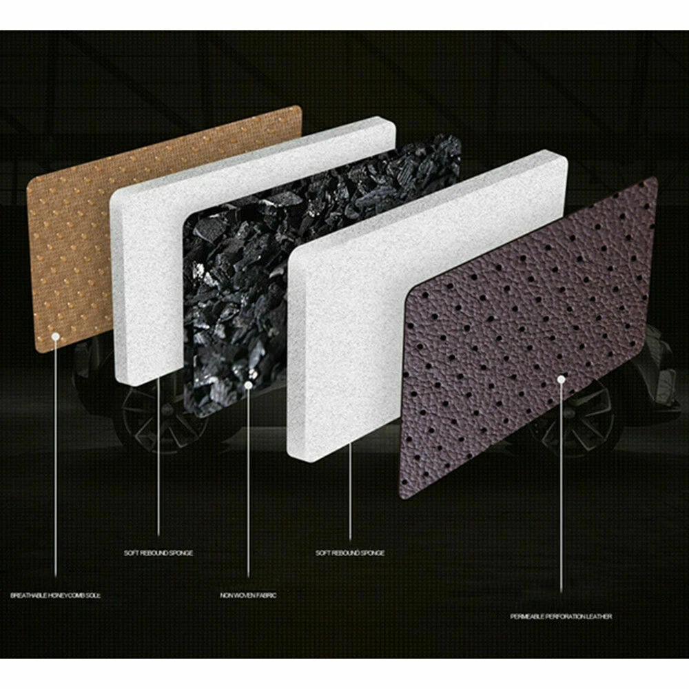 Luxury Leather Car Seat Cover Front Bottom Seat Chair Comfort Cushion Protector