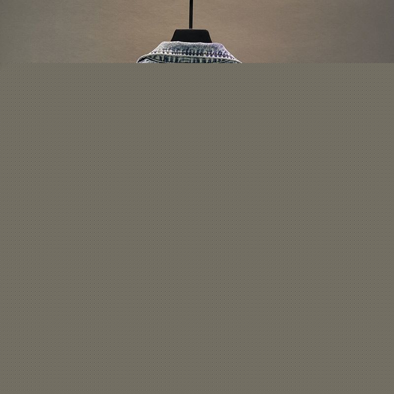 Jacket Woman Fringed Sequined Denim Jacket