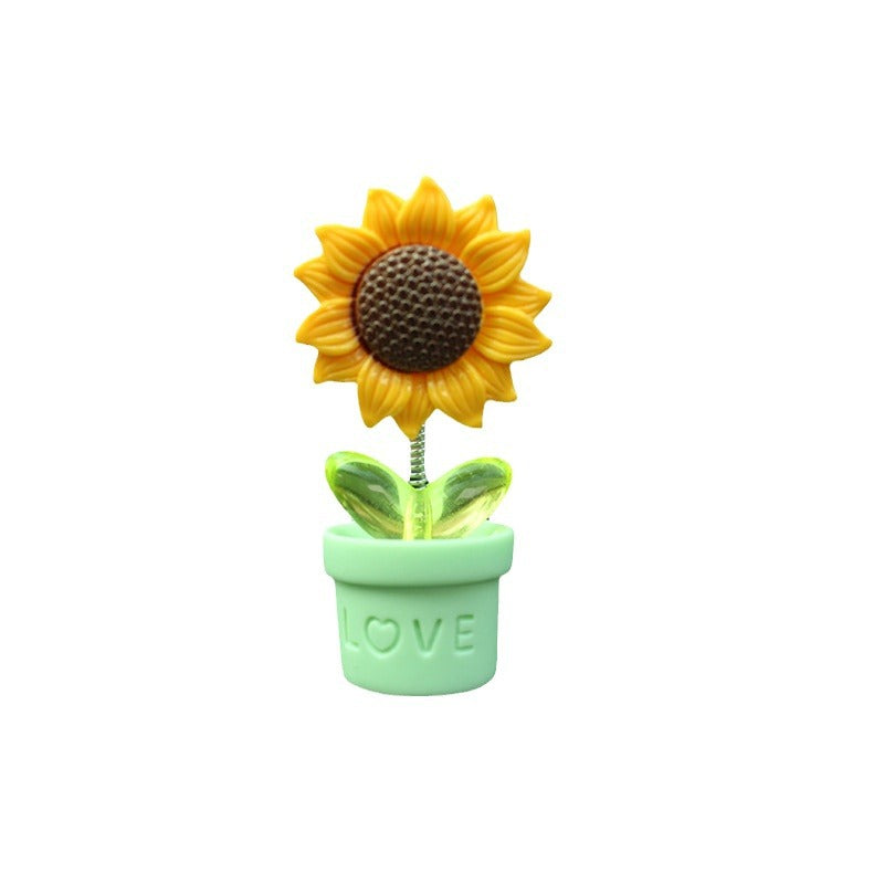 Car Dashboard Sunflower Ornament