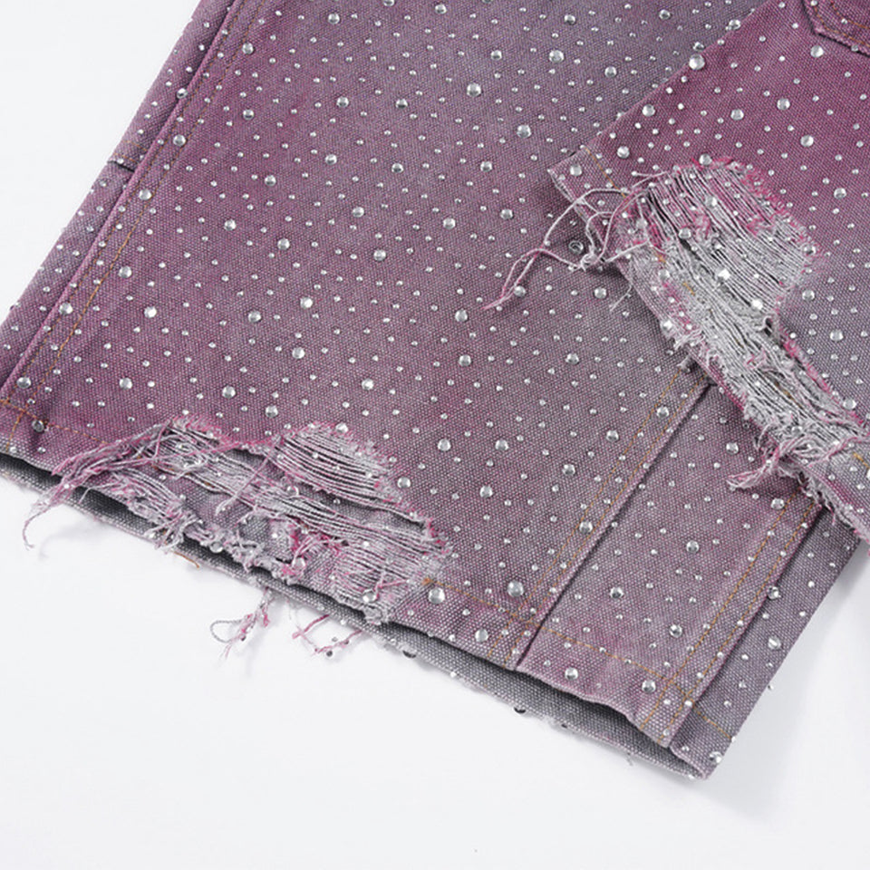 Rhinestone Cowboy Denim Shorts