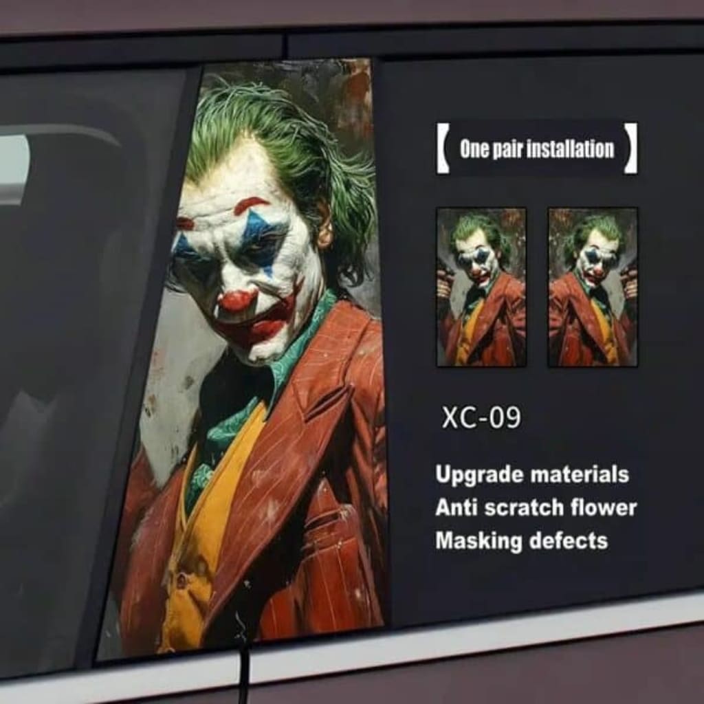 Joker Car Door Sticker