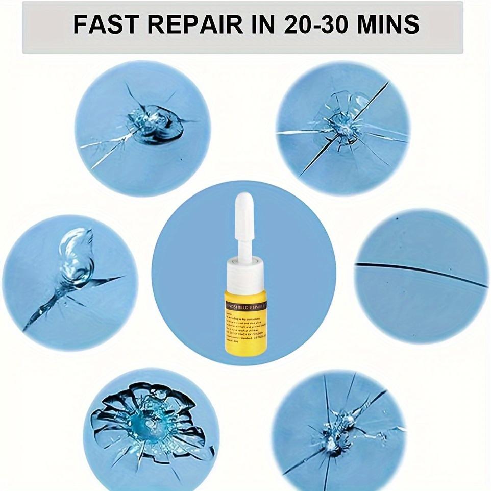 Auto Windshield Repair Kit - Nanofluid Filler for Chip & Star Crack Disappearance, Liquid Glass Maintenance